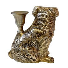 Load image into Gallery viewer, Candleholder, &#39;Big Dog&#39;, Bronze Finish, for Dinner Candles / Candle Sticks VF.
