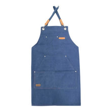 Load image into Gallery viewer, Apron. Canvas Workshop Utility Apron in Blue, Denim Colourway
