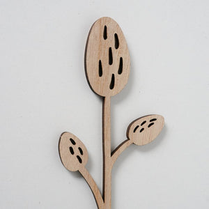 Indoor, Wooden Flower, Branch, Leaf Decorations