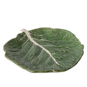 Plates / Dish, Cabbage Leaf Vegetable Large Design in Green