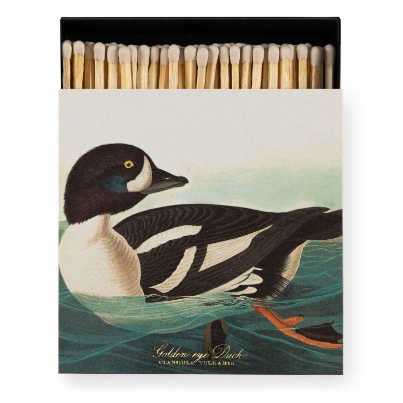 Match Box Square, Golden Eye Duck Safety Matches