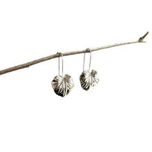 Load image into Gallery viewer, Earrings, Silver Colour Leaf Drop with Wire Fixing
