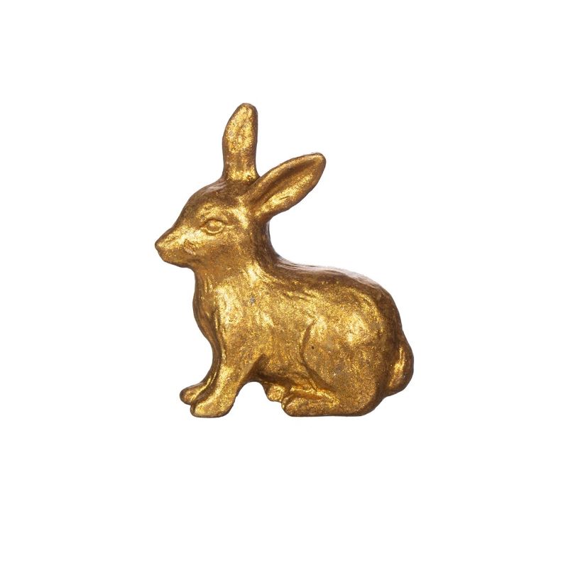 Knob, Antique Gold / Bronze Bunny Rabbit, Metal Drawer / Door Handle.