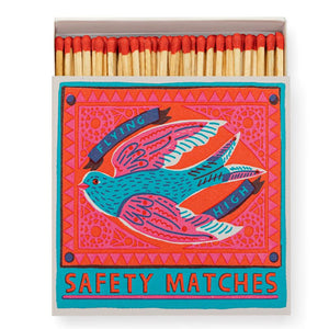Match Box Square, Flying High Safety Matches.