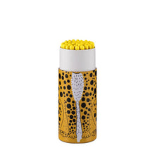 Load image into Gallery viewer, Match Box Cylinder, Cheetah / Animal Safety Matches
