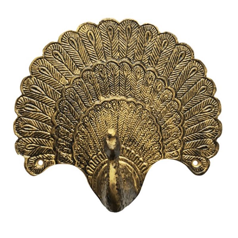 Peacock Shaped Kitchen Hanger Decorative Hooks | Brass Bird Engraved Bathroom Wall Hook | Total Weight- 450 x hotsell 2 = 900 Grams Approx.