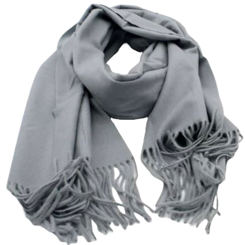 Scarf, Large, Soft Cashmere feel, Pashmina / Blanket Throw - Colourway Light Sky Blue