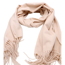 Load image into Gallery viewer, Scarf, Large, Soft Cashmere feel, Pashmina / Blanket Throw - Colourway Cream
