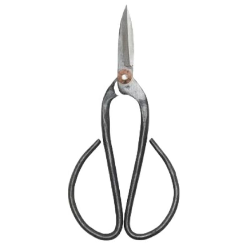Scissors, Shears, Large. Metal / Iron Handle, Black Finish, Craft, Gardening, Sewing, Bonsai