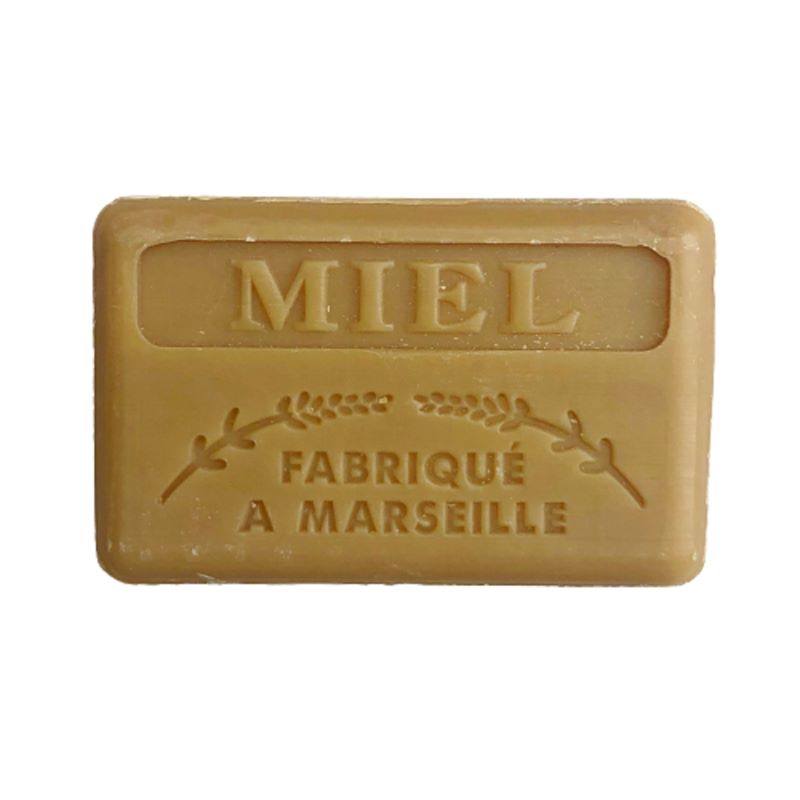 Soap, French 'Miel' Soap. 125g Savon de Marseille Soap Bars.