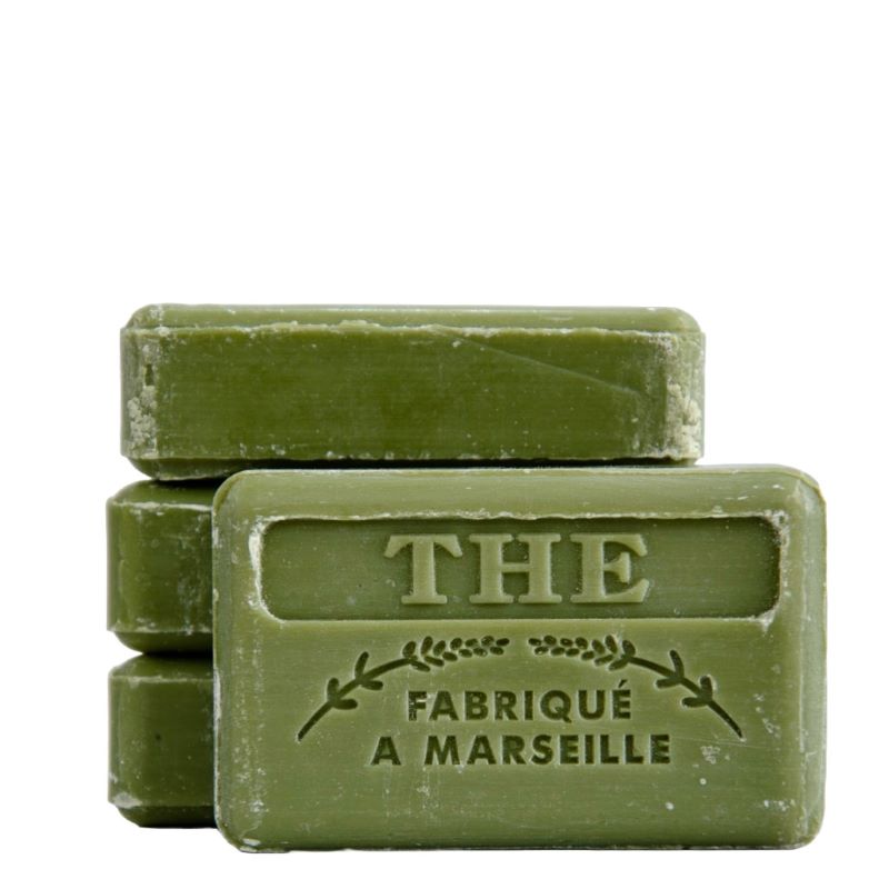 Soap, French 'The / Green Tea' Soap. 125g Savon de Marseille Soap Bars.