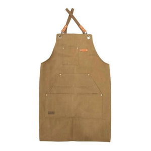 Apron. Canvas Workshop Utility Apron in Tan / Camel Colourway