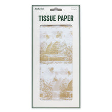 Load image into Gallery viewer, Tissue Paper, Beehives &amp; Bees, 3 Sheets, UK printed,
