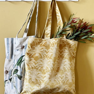 Bag, Totebag. Velour printed fabric. Flower Range. Soft & Luxurious. VF