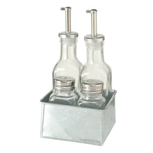 Load image into Gallery viewer, Salt &amp; Pepper Shaker Dispenser Set, Clear Glass, 180ml, Set 5 items
