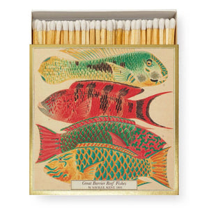 Match Box Square, Natural History Museum Fish Safety Matches.