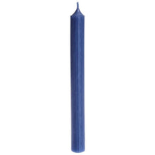 Load image into Gallery viewer, Candle, Long Dinner Candle 25cm, 11.5hrs burning time. Blue.
