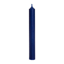 Load image into Gallery viewer, Candle, Long Dinner Candle 25cm, 11.5hrs burning time. Dark Blue
