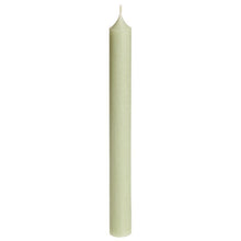 Load image into Gallery viewer, Candle, Long Dinner Candle 25cm, 11.5hrs burning time. Sage
