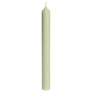 Candle, Long Dinner Candle 25cm, 11.5hrs burning time. Sage