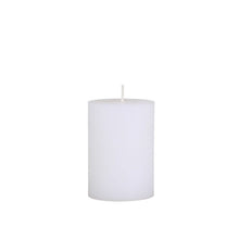 Load image into Gallery viewer, Candle, Rustic Pillar 40hrs burning time. White
