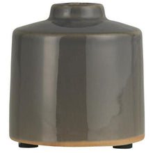 Load image into Gallery viewer, CandleHolder / Vase, Danish Ceramic with Uneven Glaze, Grey
