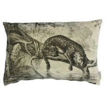Load image into Gallery viewer, Cushion. Rectangle 100% Cotton Velvet Leopard Cushion
