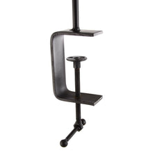 Load image into Gallery viewer, Table Clamp, Black, with hook for Decoration
