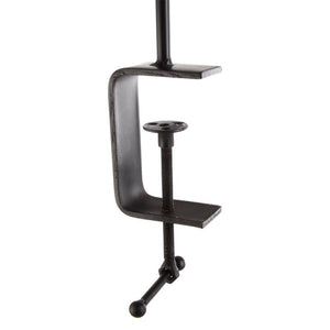 Table Clamp, Black, with hook for Decoration