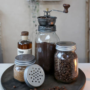 Kitchen Jar, Shaker / Pourer with extra / spare lid