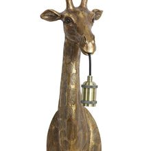 Load image into Gallery viewer, Wall Lamp, Giraffe, Antique Bronze

