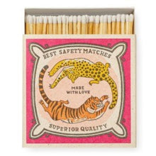 Load image into Gallery viewer, Match Box Square, Big Cats Safety Matches.
