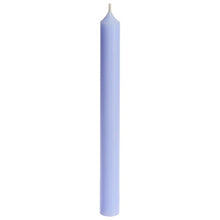 Load image into Gallery viewer, Candle, Long Dinner Candle 25cm, 11.5hrs burning time. Pastel Blue
