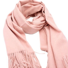 Load image into Gallery viewer, Scarf, Large, Soft Cashmere feel, Pashmina or Blanket Throw - Colourway Rose Pink
