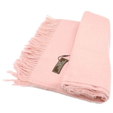 Load image into Gallery viewer, Scarf, Large, Soft Cashmere feel, Pashmina or Blanket Throw - Colourway Rose Pink
