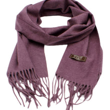 Load image into Gallery viewer, Scarf, Large, Soft Cashmere feel, Pashmina or Blanket Throw - Colourway Violet

