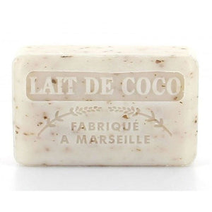 Soap, French 'Lait De Coco' / Coconut 125g Savon de Marseille Soap Bars.