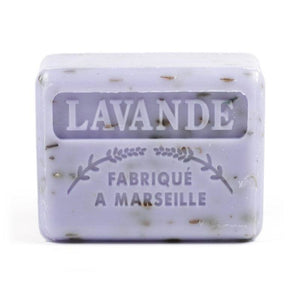 Soap, French Exfoliant 'Lavende' / Lavender 125g Savon de Marseille Soap Bars.