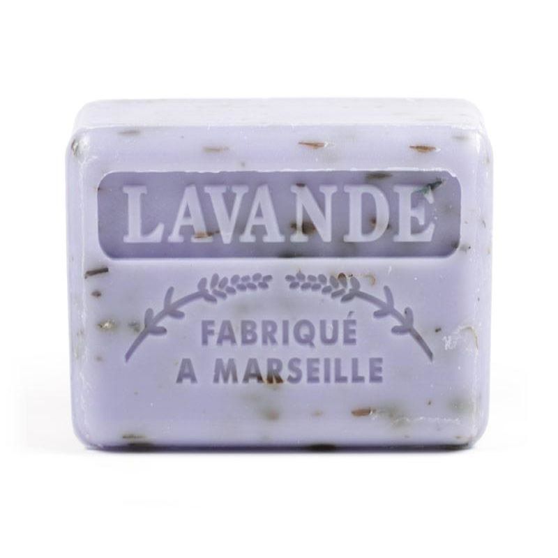 Soap, French Exfoliant 'Lavende' / Lavender 125g Savon de Marseille Soap Bars.