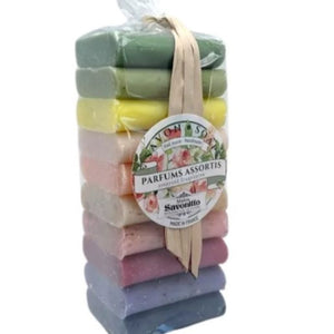 Soap, French Guest Bag of 10 Soaps, 'Assorted'.