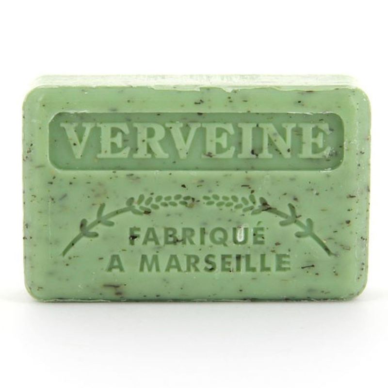 Soap, French 'Verveine' Exfoliating 125g Savon de Marseille Soap Bars.