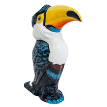 Load image into Gallery viewer, Vase, Ceramic Hand Painted Toucan, Large Pot / Vessel
