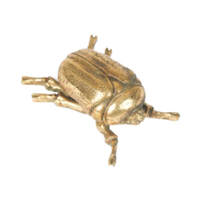 Wall Art, Antique Gold Scarab Beetle, Small