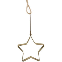 Load image into Gallery viewer, Star Cookie Cutter in Brass Finish.  Beautiful Danish Kitchen Accessory
